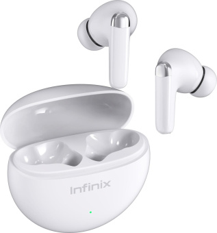 Гарнитура внутриканальные Infinix XBuds XE26 белый беспроводные bluetooth в ушной раковине (10311752) от магазина РЭССИ
