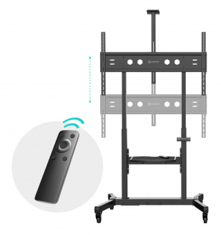 Стойка для телевизора Onkron TS1991 eLift черный 50"-100" макс.10кг напольный наклон от магазина РЭССИ