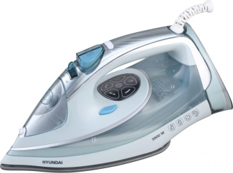 Утюг Hyundai H-SI01340 2800Вт голубой/белый от магазина РЭССИ