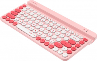 Клавиатура A4Tech Fstyler FBK30 розовый USB беспроводная BT/Radio slim Multimedia (FBK30 RASPBERRY) от магазина РЭССИ