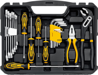 Набор инструментов Stayer 27710-H83 83 предмета (жесткий кейс) от магазина РЭССИ