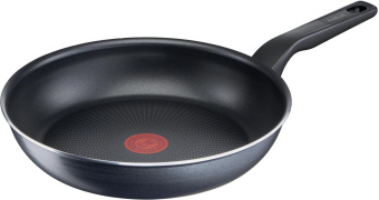 Сковорода Tefal Force 4218924 круглая 24см покрытие: Titanium ручка несъемная (с крышкой) черный (9100048321) от магазина РЭССИ