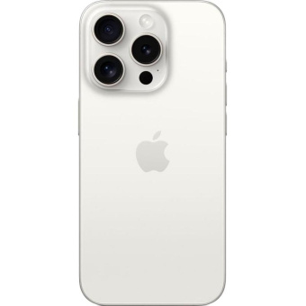 Смартфон Apple A3102 iPhone 15 Pro 128Gb белый титан моноблок 3G 4G 1Sim 6.1" 1179x2556 iOS 17 48Mpix 802.11 a/b/g/n/ac/ax NFC GPS GSM900/1800 TouchSc Protect от магазина РЭССИ