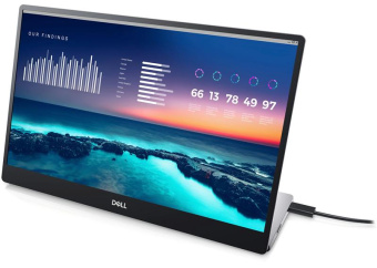 Монитор Dell 14" Portable C1422H черный IPS LED 6ms 16:9 матовая 300cd 178гр/178гр 1920x1080 60Hz FHD USB 0.59кг от магазина РЭССИ