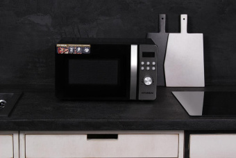 Микроволновая Печь Hyundai HYM-D2071 20л. 700Вт черный/серебристый от магазина РЭССИ