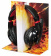 Наушники с микрофоном Оклик HS-L320G Phoenix черный/красный 1.9м мониторные оголовье (359482) от магазина РЭССИ