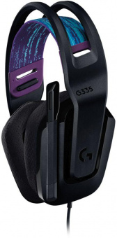 Наушники с микрофоном Logitech G335 черный 2м накладные оголовье (981-000978) от магазина РЭССИ