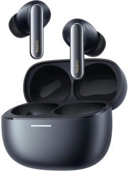 Гарнитура внутриканальные Xiaomi Redmi Buds 6 Pro черный беспроводные bluetooth в ушной раковине (BHR9307GL) от магазина РЭССИ