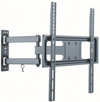 Кронштейн для телевизора Ultramounts UM872 черный 32"-55" макс.35кг настенный поворотно-выдвижной и наклонный от магазина РЭССИ