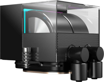 Система водяного охлаждения PcCooler DS360 BK Soc-AM5/AM4/1200/1700/1851 черный 4-pin Al LCD 300W Ret (DS360-BKNWXX-GL) от магазина РЭССИ