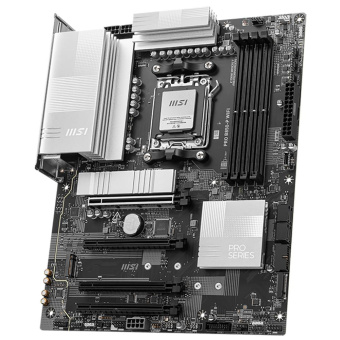 Материнская плата MSI PRO B850-P WIFI  SocketAM5 AMD B850 4xDDR5 ATX AC`97 8ch(7.1) 5Gigabit RAID+HDMI от магазина РЭССИ
