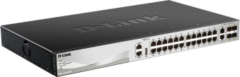 Коммутатор D-Link DGS-3130-30TS/B1A 24x1Гбит/с 2x10Гбит/с 4SFP+ управляемый от магазина РЭССИ