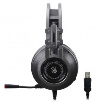 Наушники с микрофоном A4Tech Bloody J527 серый 2м мониторные USB оголовье (J527) от магазина РЭССИ