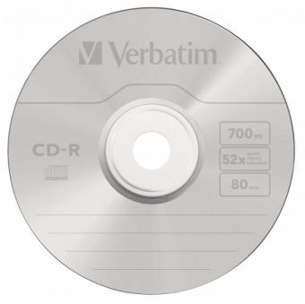 Диск CD-R Verbatim 700Mb 52x Jewel case (10шт) (43327) от магазина РЭССИ