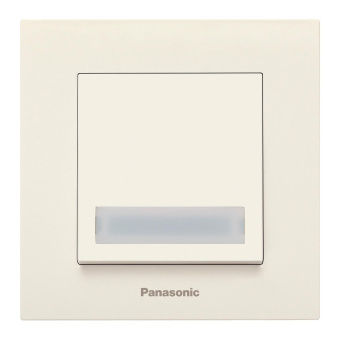 Кнопка звонка Panasonic Karre Plus скрыт. 1кл. IP20 бежевый (упак.:1шт) (WKTC00202BG-RU) от магазина РЭССИ