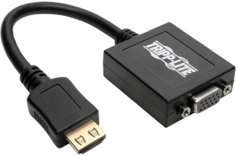 Адаптер аудио-видео Tripplite P131-06N HDMI (m)/VGA (f) 0.15м. феррит.кольца черный от магазина РЭССИ