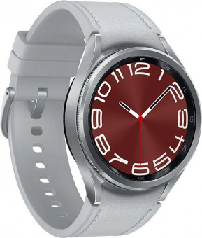 Смарт-часы Samsung Galaxy Watch 6 Classic 43мм 1.3" AMOLED корп.серебристый рем.серебристый (SM-R950NZSACIS) от магазина РЭССИ