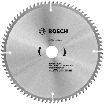 Диск пильный по алюм. Bosch 2608644394 d=254мм d(посад.)=30мм (циркулярные пилы) от магазина РЭССИ