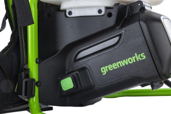 Опрыскиватель Greenworks G40BPS аккум. ранц. 15л белый/зеленый (5300007) от магазина РЭССИ