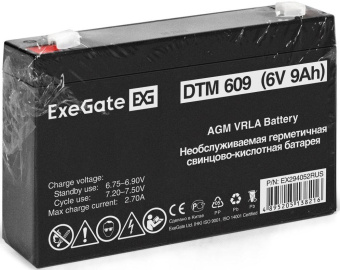 Батарея для ИБП Exegate EX294052 6В 9Ач от магазина РЭССИ