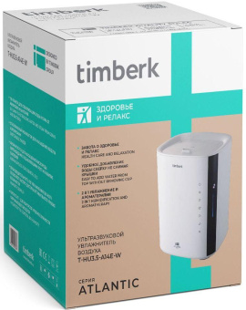 Увлажнитель воздуха Timberk T-HU3.5-A14E-W 30Вт (ультразвуковой) белый/черный от магазина РЭССИ