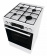Картинка Плита Комбинированная Gorenje GK5C60WJ белый (без крышки) реш.сталь от магазина РЭССИ Плита Комбинированная Gorenje GK5C60WJ белый (без крышки) реш.сталь от магазина РЭССИ