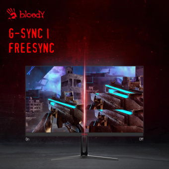 Монитор Bloody 23.8" MN240F черный IPS LED 1ms 16:9 HDMI M/M матовая 280cd 178гр/178гр 1920x1080 180Hz G-Sync DP FHD 2.9кг от магазина РЭССИ