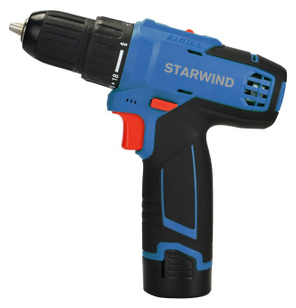 Дрель-шуруповерт Starwind DP-10-10H-2 аккум. патрон:быстрозажимной (кейс в комплекте) (DCJZ1202) от магазина РЭССИ