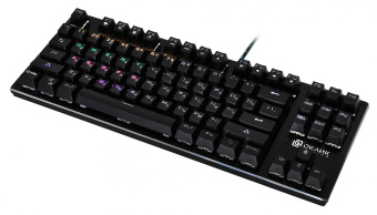 Клавиатура Оклик 967G Dark Force механическая черный USB Multimedia for gamer LED от магазина РЭССИ