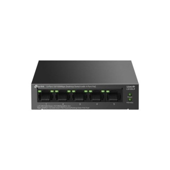 Коммутатор TP-Link LS105LP 5x100Мбит/с 4PoE 41W неуправляемый от магазина РЭССИ