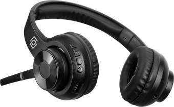 Наушники с микрофоном Оклик HS-M310 черный 1.5м накладные BT оголовье (1978706) от магазина РЭССИ