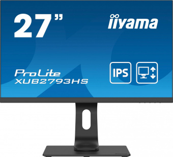 Монитор Iiyama 27" ProLite XUB2793HS-B4 черный IPS LED 16:9 HDMI M/M матовая HAS Piv 300cd 178гр/178гр 1920x1080 VGA DP FHD 6.7кг от магазина РЭССИ
