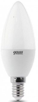 Лампа светодиодная Gauss 8Вт цок.:E14 свеча 220B 3000K св.свеч.бел.теп. C37 (упак.:1шт) (33118) от магазина РЭССИ