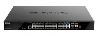 Коммутатор D-Link DGS-1520-28MP DGS-1520-28MP/A1A 24G 2x10G 2SFP+ 24PoE+ 370W управляемый от магазина РЭССИ