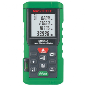 MS6414 Mastech дальномер лазерный (40 м площадь объем теорема Пифагора) от магазина РЭССИ