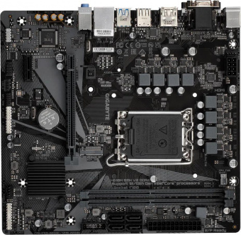 Материнская плата Gigabyte H610M S2H V2 DDR4 Soc-1700 Intel H610 2xDDR4 mATX AC`97 8ch(7.1) GbLAN+VGA+DVI+HDMI+DP от магазина РЭССИ