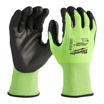 Перчатки защитные Hi-Vis Cut level (Хай Виз Кат Левел) 3/C, L/9 от магазина РЭССИ