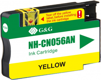 Картридж струйный G&G GG-CN056AN желтый (14мл) для HP Officejet 6100/6600/6700/7110/7510 от магазина РЭССИ