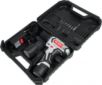 Дрель-шуруповерт Ресанта ДА-12-2ЛК аккум. патрон:быстрозажимной (кейс в комплекте) (75/14/2) от магазина РЭССИ