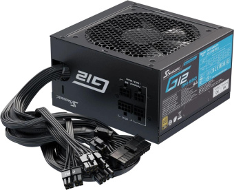Блок питания Seasonic ATX 850W G12 GM-850 80+ gold (20+4pin) APFC 120mm fan 6xSATA RTL от магазина РЭССИ