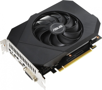 Видеокарта Asus PCI-E PH-GTX1650-O4GD6-P-V2 NVIDIA GeForce GTX 1650 4096Mb 128 GDDR6 1410/12000 DVIx1 HDMIx1 DPx1 HDCP Ret от магазина РЭССИ