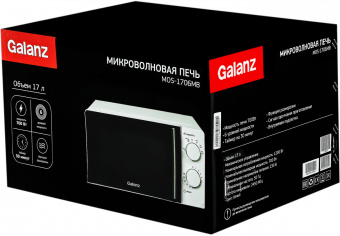 Микроволновая Печь Galanz MOS-1706MW 17л. 700Вт белый от магазина РЭССИ