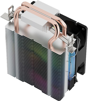Устройство охлаждения(кулер) Digma D-CPC110-1 90x90x25mm Soc-AM4/1151/1200 черный 3-pin 23dB Al+Cu 110W 245gr Ret от магазина РЭССИ