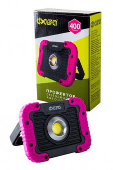 Прожектор ФAZA WL1-L5W-mg светодиодный, 5Вт, 6500K, IP20, черный с фуксией от магазина РЭССИ