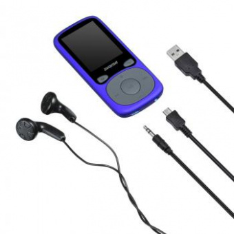 Плеер Hi-Fi Flash Digma B4 8Gb синий/1.8"/FM/microSDHC от магазина РЭССИ
