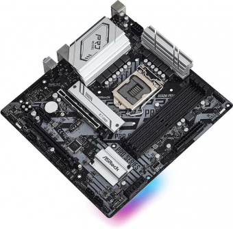 Материнская плата Asrock B560M PRO4 Soc-1200 Intel B560 4xDDR4 mATX AC`97 8ch(7.1) GbLAN+HDMI+DP от магазина РЭССИ