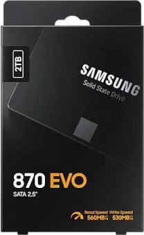 Накопитель SSD Samsung SATA III 2Tb MZ-77E2T0BW 870 EVO 2.5" от магазина РЭССИ