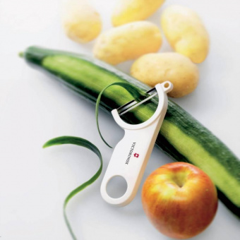Овощечистка для овощей и фруктов Victorinox Potato Peeler белый (7.6073.7) от магазина РЭССИ