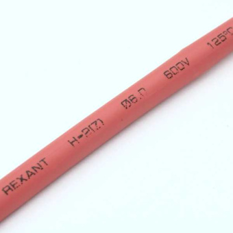 Трубка термоусадочная 6,0/3,0 красная от магазина РЭССИ