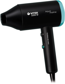 Фен Vitek VT-1324 2200Вт черный/зеленый от магазина РЭССИ